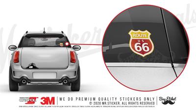 ROU1 Route 66 Etiketi
