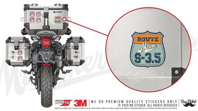 ROU10 Route Moon S3.5 Etiketi