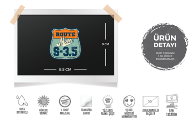 ROU10 Route Moon S3.5 Etiketi