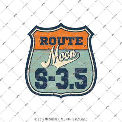 ROU10 Route Moon S3.5 Etiketi
