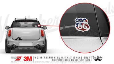 ROU6 Route 66 Etiketi