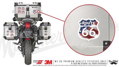ROU6 Route 66 Etiketi