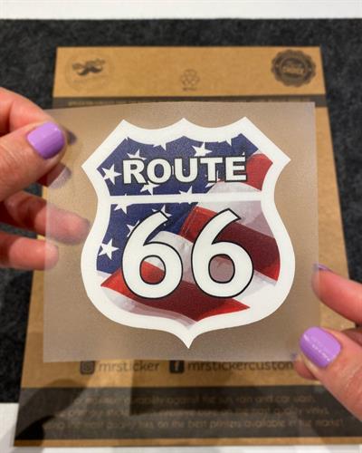 ROU6 Route 66 Etiketi