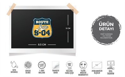 ROU9 Route Mars S04 Etiketi