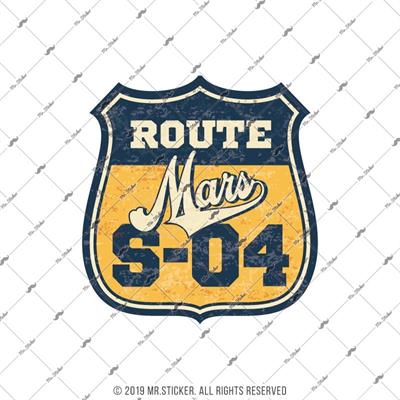 ROU9 Route Mars S04 Etiketi
