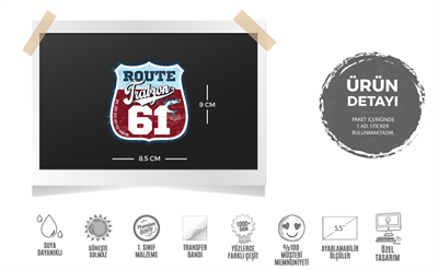 ROU94 Ozel Seri Route Trabzon 61 Etiketi