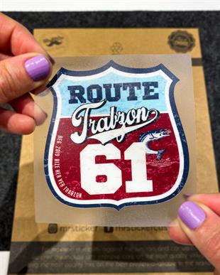 ROU94 Ozel Seri Route Trabzon 61 Etiketi