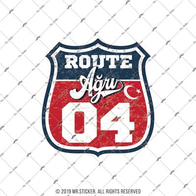 ROUP16  Route Ağri 04 Etiketi