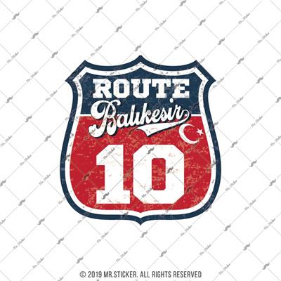 ROUP22 Route Balıkesir 10 Etiketi