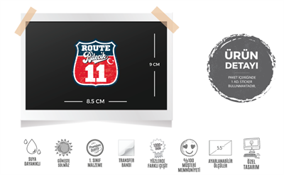 ROUP23 Route Bilecik 11 Etiketi