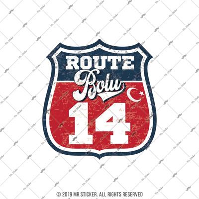 ROUP26 Route Bolu 14 Etiketi