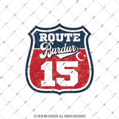 ROUP27 Route Burdur 15 Etiketi
