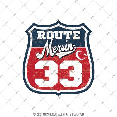 ROUP45 Route İçel 33 Etiketi