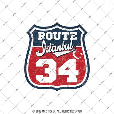 ROUP46 Route Istanbul 34 Etiketi