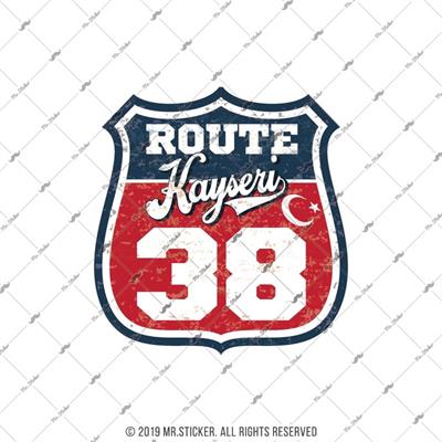 ROUP50 Route Kayseri 38 Etiketi