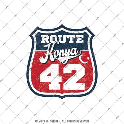 ROUP54 Route Konya 42 Etiketi