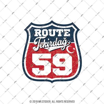 ROUP71 Route Tekirdağ 59 Etiketi