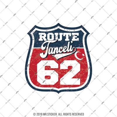 ROUP74 Route Tunceli 62 Etiketi