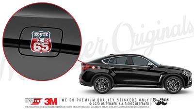 ROUP77 Route Van 65 Etiketi