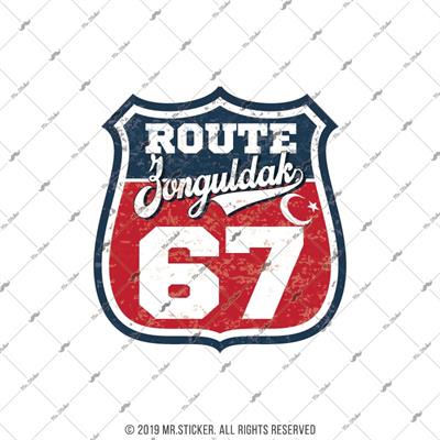 ROUP79 Route Zonguldak 67 Etiketi