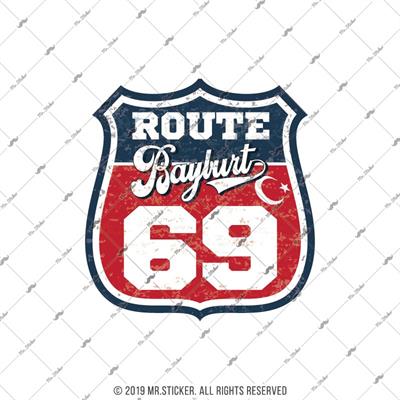 ROUP81 Route Bayburt 69 Etiketi