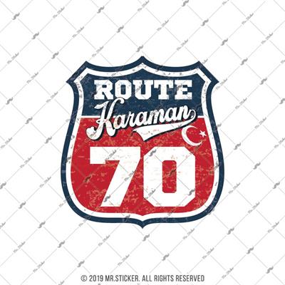 ROUP82 Route Karaman 70 Etiketi