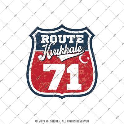 ROUP83 Route Kırıkkale 71 Etiketi