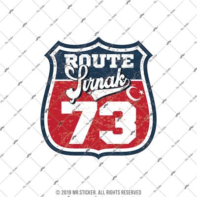 ROUP85 Route Şırnak 73 Etiketi