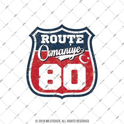 ROUP92 Route Osmaniye 80 Etiketi