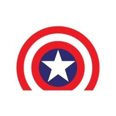 STS29 17cm (Orta Boy) Yıldızlı Yarım Yuvarlak Sticker