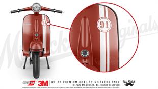 STS34 Kişiye Özel Numaralı Şerit Renk Secenekli