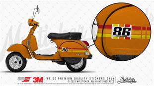 STS53VP Kırmızı Turuncu Sarı Desenli Şerit