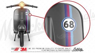 STS58VP Lacivert Bordo Mavi Desenli Şerit