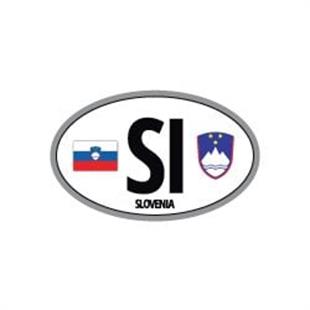 ULK32 Slovenya (SI) Reflektif Ulke Etiketi
