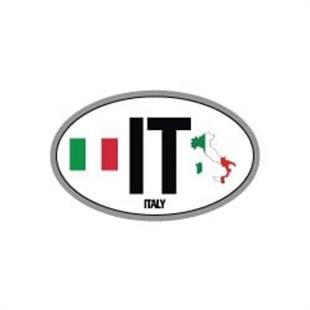 ULK39 Italya (IT) Reflektif Ulke Etiketi