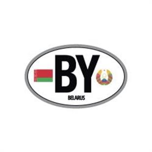 ULK41 Belarus (BY) Reflektif Ulke Etiketi