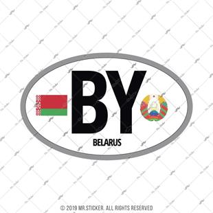ULK41 Belarus (BY) Reflektif Ulke Etiketi