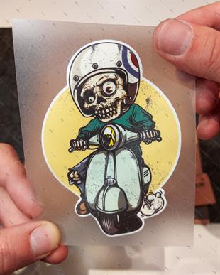 VSPBDL1 Scooter Sticker Seti