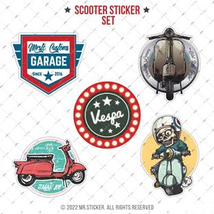 VSPBDL1 Scooter Sticker Seti