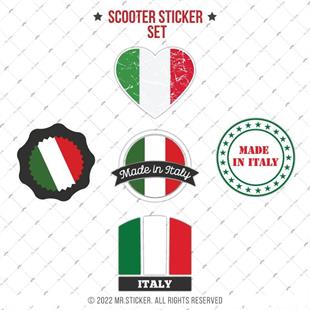 VSPBDL11 Italya Bayragi Sticker Seti