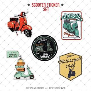 VSPBDL2 Scooter Sticker Seti