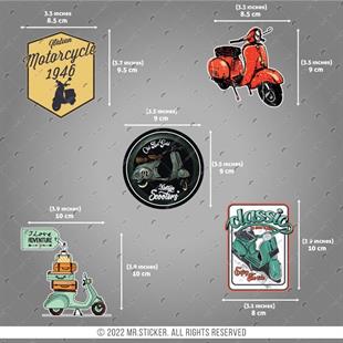 VSPBDL2 Scooter Sticker Seti