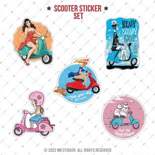 VSPBDL3 Scooter Sticker Seti