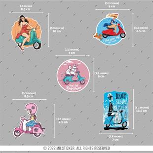 VSPBDL3 Scooter Sticker Seti