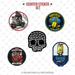 VSPBDL4 Scooter Sticker Seti