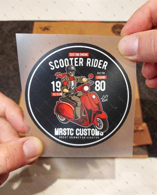 VSPBDL4 Scooter Sticker Seti