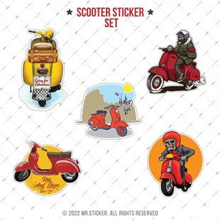 VSPBDL5 Scooter Sticker Seti