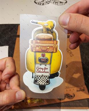 VSPBDL5 Scooter Sticker Seti