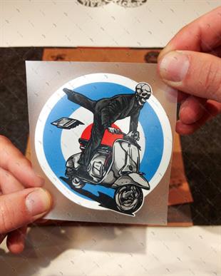 VSPBDL6 Scooter Sticker Seti