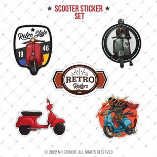 VSPBDL7 Scooter Sticker Seti